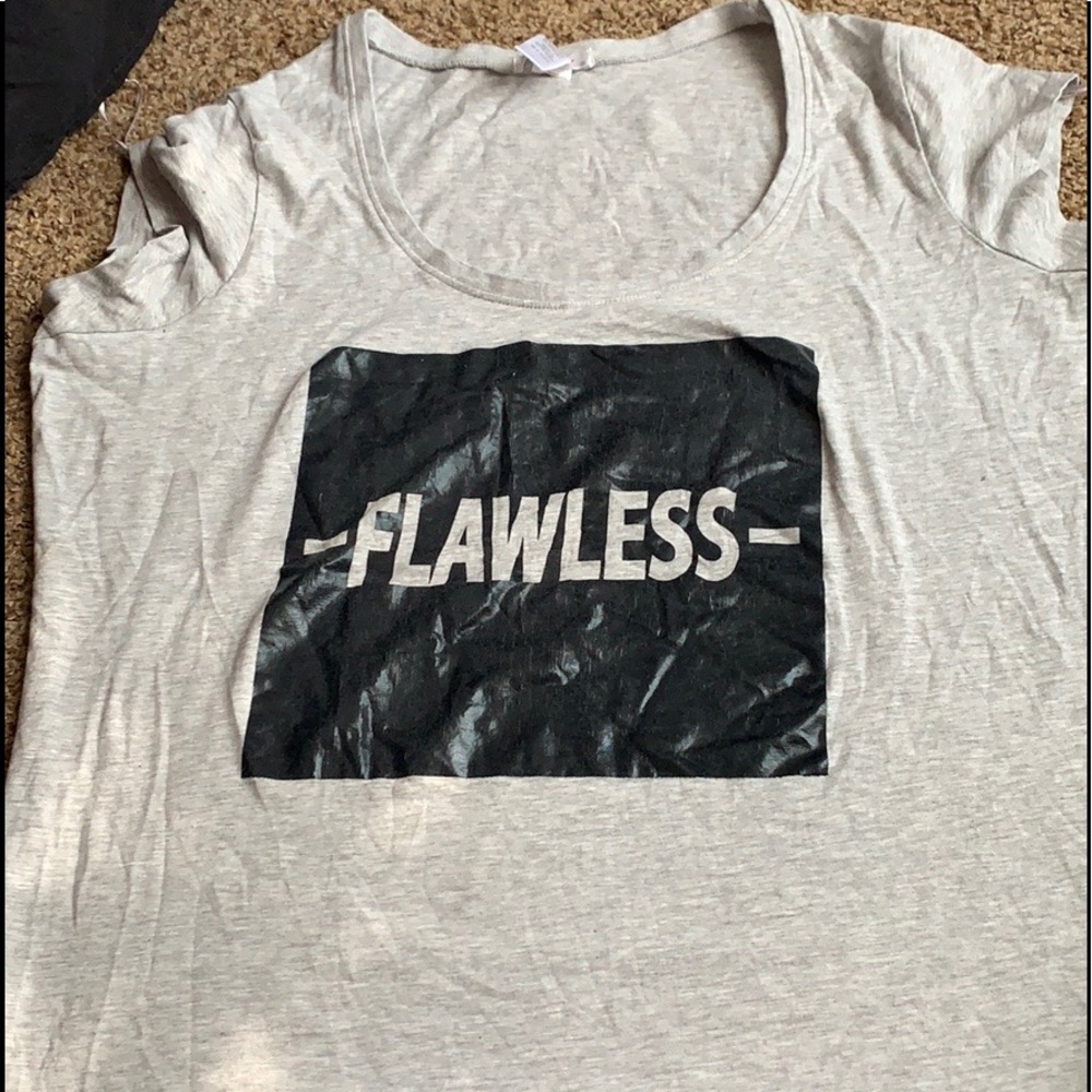 Grey “flawless” shirt